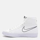 Подростковые высокие кеды для мальчика Nike Blazer Mid Nn Gs FN7788-100 39 Белые (0196609222704) - изображение 3