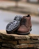 Коричневі черевики, броги на байці Legessy CHESTER CHOCOLATE 42р - зображення 3