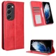 Чехол-книжка Deexe Retro Style для TECNO Spark 40 Pro Plus - Red - изображение 2