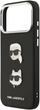 Панель Karl Lagerfeld FW Grained Karl & Choupette Heads Pins do Apple iPhone 17 Pro Black (3666339494674) - зображення 6