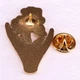 Брошь-значок женская BROCHE бижутерия Цветы Ирис синяя BRGV113855 - изображение 2