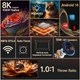 Проектор MAGCUBIC HY350 MAX портативный домашний кинотеатр 900 ANSI 2 / 16 gb Full HD 1080 p 60 Hz Android TV автофокус вай фай блютус пульт - изображение 2