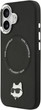 Панель Karl Lagerfeld Choupette Pin MagSafe do Apple iPhone 17 Black (3666339496098) - зображення 3