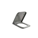 Сидіння-кришка для унітазу Mixxus Premium SEAT COVER QUADRO-2004 GRAY 425х358х32mm дюропласт (MP668) - зображення 3