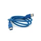 Дата кабель USB 3.0 AM/AM 1.0m Blue Voltronic (YT-3.0AM+AM-1.0) - изображение 1
