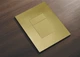 Панель змиву пластикова Koer KT-0607-12 157x198x3mm, кнопка квадратна (колір матове золото) (KR5715) ( 26141 ) - зображення 4
