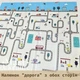 Термоковрик детский игровой с рисунком Дорога 180x150 см, двусторонний развивающий складной коврик для детей и младенцев с мягкой рифленой водонепроницаемой поверхностью, TKD-1518-Roads - изображение 2