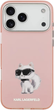 Etui Karl Lagerfeld IML Aquarelle Choupette MagSafe do Apple iPhone 17 Pro Pink (3666339531034) - obraz 3