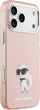 Etui Karl Lagerfeld IML Aquarelle Choupette MagSafe do Apple iPhone 17 Pro Pink (3666339531034) - obraz 4