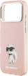 Etui Karl Lagerfeld IML Aquarelle Choupette MagSafe do Apple iPhone 17 Pro Pink (3666339531034) - obraz 6