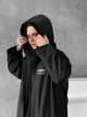 Дождевик Черный Мужской Однотонная Куртка С Принтом Vet L-XL (369503) - изображение 3
