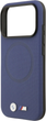 Панель BMW M FW Metal Logo MagSafe для Apple iPhone 17 Pro Navy Blue (BMHMP17L25PFWSMB) - зображення 6