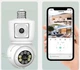Камера PTZ-Lamp Wi-Fi 2MP з нічним баченням, встановлення в патрон E27 Y3 - зображення 2