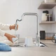Змішувач для кухні з висувним виливом Grohe QuickFix Start 30631000 - изображение 8