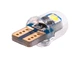 Світлодіодна автолампа T10 W5W силікон 12В 1Вт SMD3030-2led білий - зображення 3