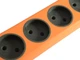 Колодка для удлинителя Апельсин Lemanso LMK75003 4 розетки 10A 250V 2.1A 2500Вт без заземления - изображение 2