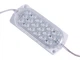 Светодиодный модуль SMD2835 18 LED 12В IP65 6000K холодный белый - изображение 1