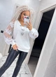 Fashions • Кофта жіноча Аріадна Fashions 58-60 білий (#456/а-ел) - зображення 5