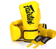 Рукавички боксерські з бинтами Fairtex BGV14 12 унцій, жовті - изображение 1