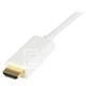 Кабель Ewell mini DisplayPort to HDMI, 1.8 метра, белый (EW798) - изображение 3