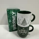 Набор керамических чашек 2 шт 320 мл h-9 см, d-8 см NY Warmly GREEN GREY Limited Edition TRSC-BH5019 - изображение 3