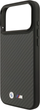 Etui plecki BMW M Kevlar Matt MagSafe do Apple iPhone 17 Pro Max Black (BMHMP17X24CFMMK) - obraz 6