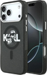 Панель Karl Lagerfeld IML Glitter Karl & Choupette Sketch MagSafe do Apple iPhone 17 Pro Black (3666339504496) - зображення 1