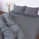 Простынь MirSon Ranforce Elite Бязь 16-7000 Green Grey 150х220 см (2200005715192) (327298) - изображение 1