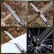 Складной нож со стеклобоем и чехлом SteelFolKnife, черный - изображение 7