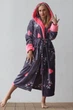 Fashions • Халат женскии Pink love Fashions 42-48 серый (050/1-хал) - изображение 1