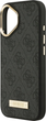 Etui plecki Guess 4G Logo Plate MagSafe do iPhone 17 Black (3666339489724) - obraz 5