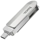 Флеш-накопичувач Hoco UD10 Metal Flash 2in1 USB 3.0/Type-C - 16GB Gray - зображення 3