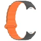 Ремешок Dual-color Magnetic для Xiaomi Mi Band 9/8 Gray / Orange - изображение 3