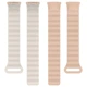 Ремешок Dual-color Magnetic для Xiaomi Mi Band 9/8 Beige / White - изображение 4
