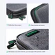 Сумка органайзер для кабелей проводов зарядок UGREEN LP139 Storage Bag дорожный несессер для электроники серый (50147) - изображение 5
