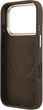 Панель Guess 4G Logo Plate MagSafe для iPhone 17 Pro Brown (3666339489786) - зображення 7