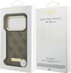 Панель Guess 4G Logo Plate MagSafe для iPhone 17 Pro Brown (3666339489786) - зображення 8