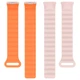 Ремінець Dual-color Magnetic для Xiaomi Mi Band 9/8 Light Pink / Orange - зображення 4