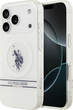Etui U.S. Polo Assn DH and Bottom Stripe Logo MagSafe do Apple iPhone 17 Pro White (3666339543860) - obraz 1