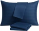 Наволочка U-Tek Boston Royal Blue Stripe Сатин Темно-синяя 60х60 см (RBS66) - изображение 1