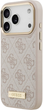 Etui plecki Guess 4G Logo Plate MagSafe do iPhone 17 Pro Pink (3666339489823) - obraz 2
