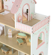 Drewniany domek dla lalek Kik Lulilo Peonio LED 70 cm Różowy (KX3053) (5903039767546) - obraz 9
