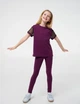 Футболка для девочки SMIL 110661 Бордовый р.122 - изображение 3