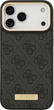 Etui plecki Guess 4G Logo Plate MagSafe do iPhone 17 Pro Max Black (3666339489755) - obraz 3