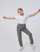 Брюки для девочки SMIL 115537 Черно-белая лапка р.122 - изображение 3
