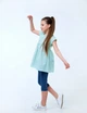 Туника для девочки SMIL 110555 Зеленый р.134 - изображение 2