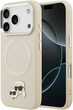 Панель Karl Lagerfeld Karl & Choupette Pin MagSafe do Apple iPhone 17 Pro Beige (3666339495152) - зображення 1