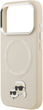 Панель Karl Lagerfeld Karl & Choupette Pin MagSafe do Apple iPhone 17 Pro Max Beige (3666339495169) - зображення 6