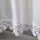 Тюль сучасний короткий з мереживом Завиток Adagio Windows Decor 2х1,6м, легка коротка прозора фіранка з шифону - изображение 2