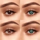 Зелені контактні лінзи ELITE Lens Грін візерунок 2 шт - зображення 4